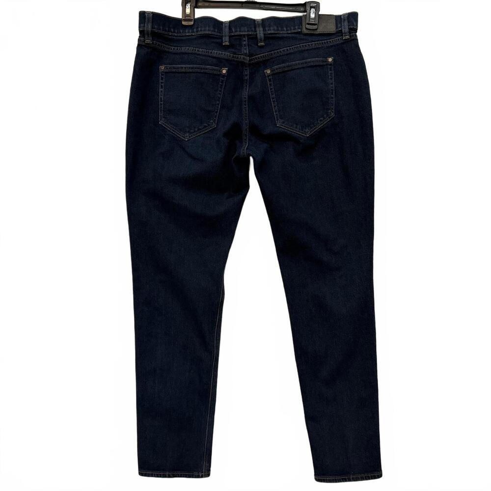 Michael Kors Men's 38/32 Parker Slim Fit Jeans Dark Wash Blue Denim - Picture 3 of 13